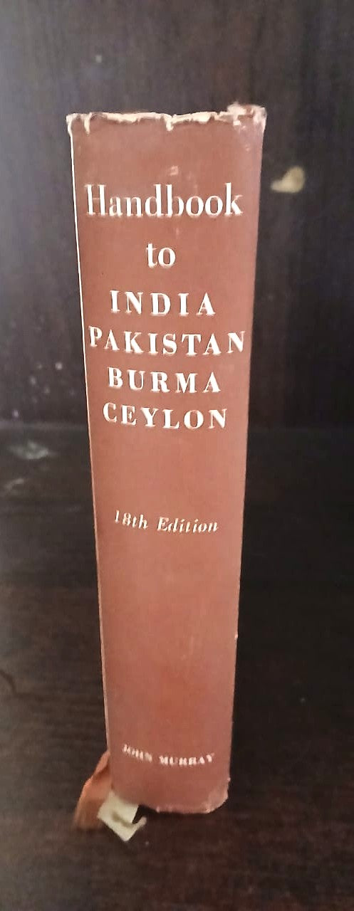 A Handbook to India, Pakistan, Burma & Ceylon