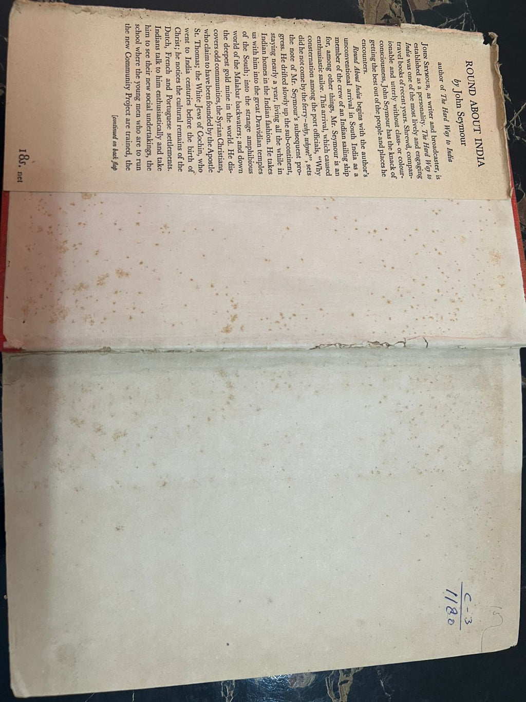 Round About India - John Seymour