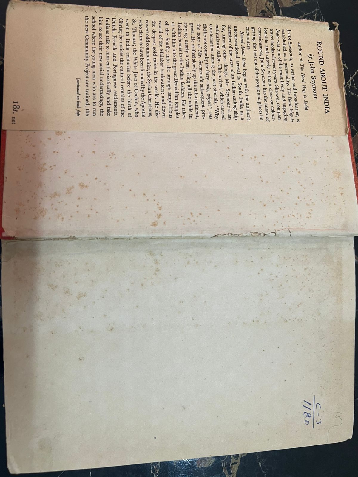 Round About India - John Seymour