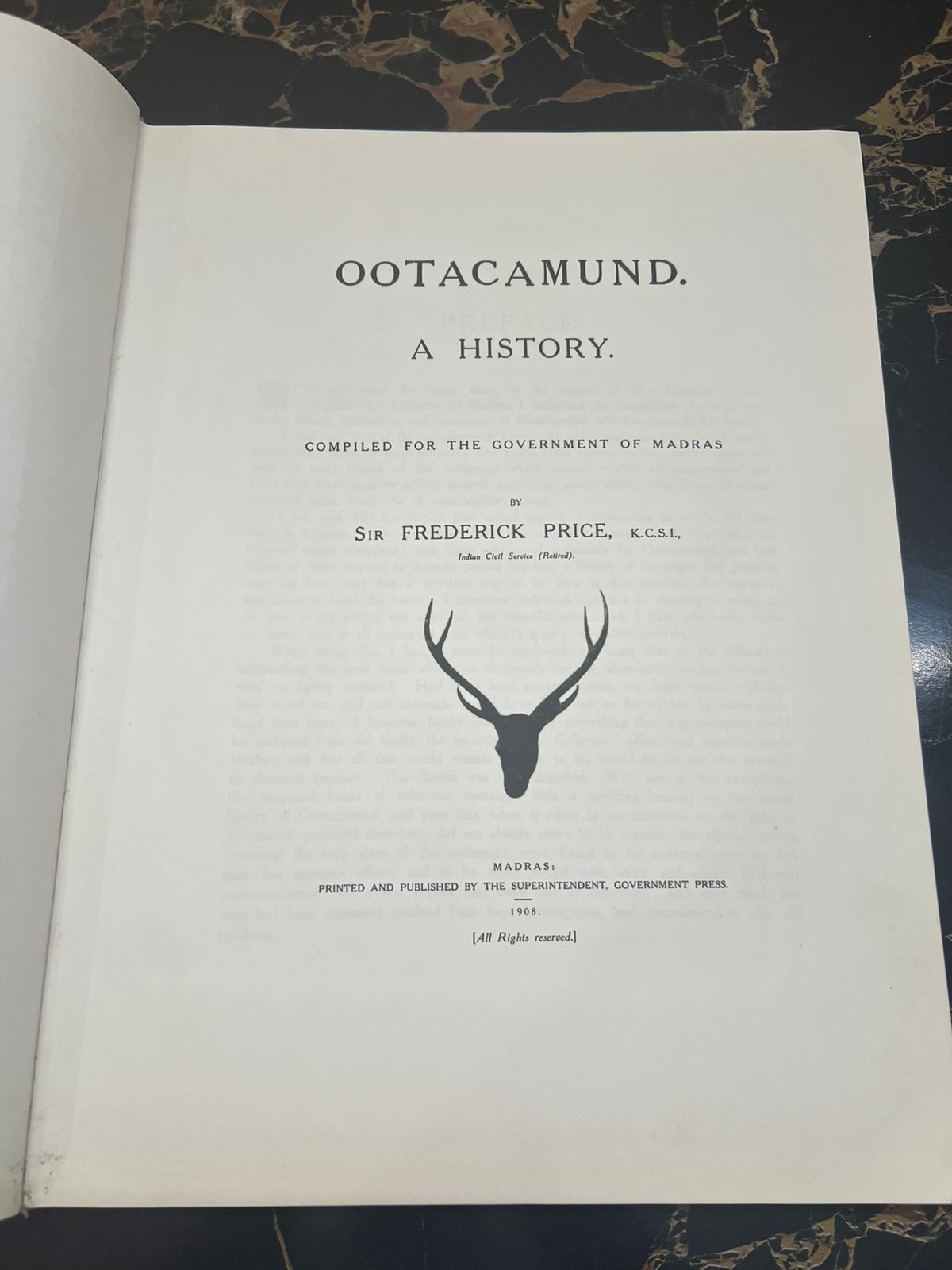 Ootacamund - A History