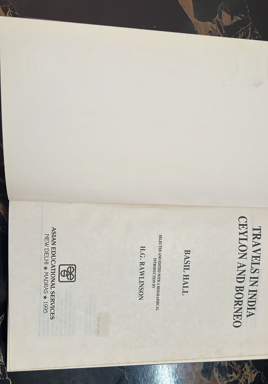 Travels in India, Ceylon and Borneo 1812-1814