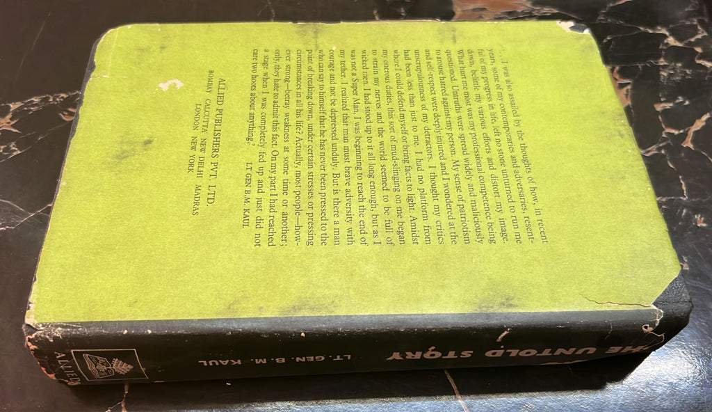 The Untold Story - Lt. Gen B.M.Kaul